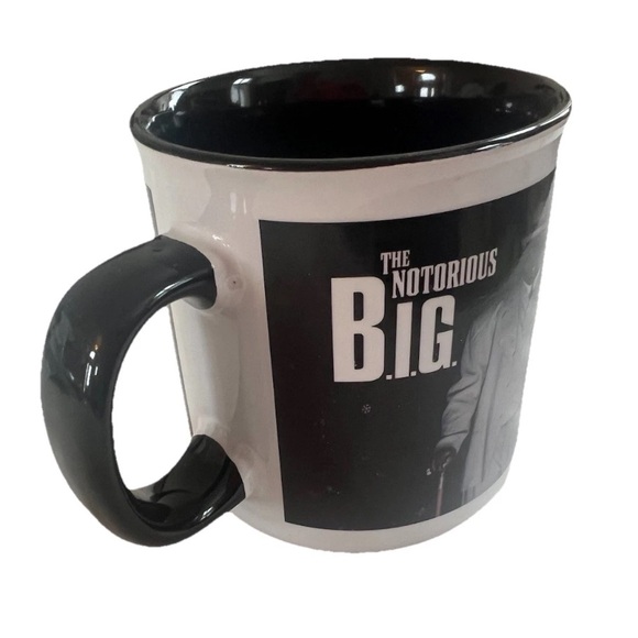 The Notorious B.I.G. Ceramic Coffee Mug – Black & White – Hip Hop Rap Mug - Picture 3 of 7